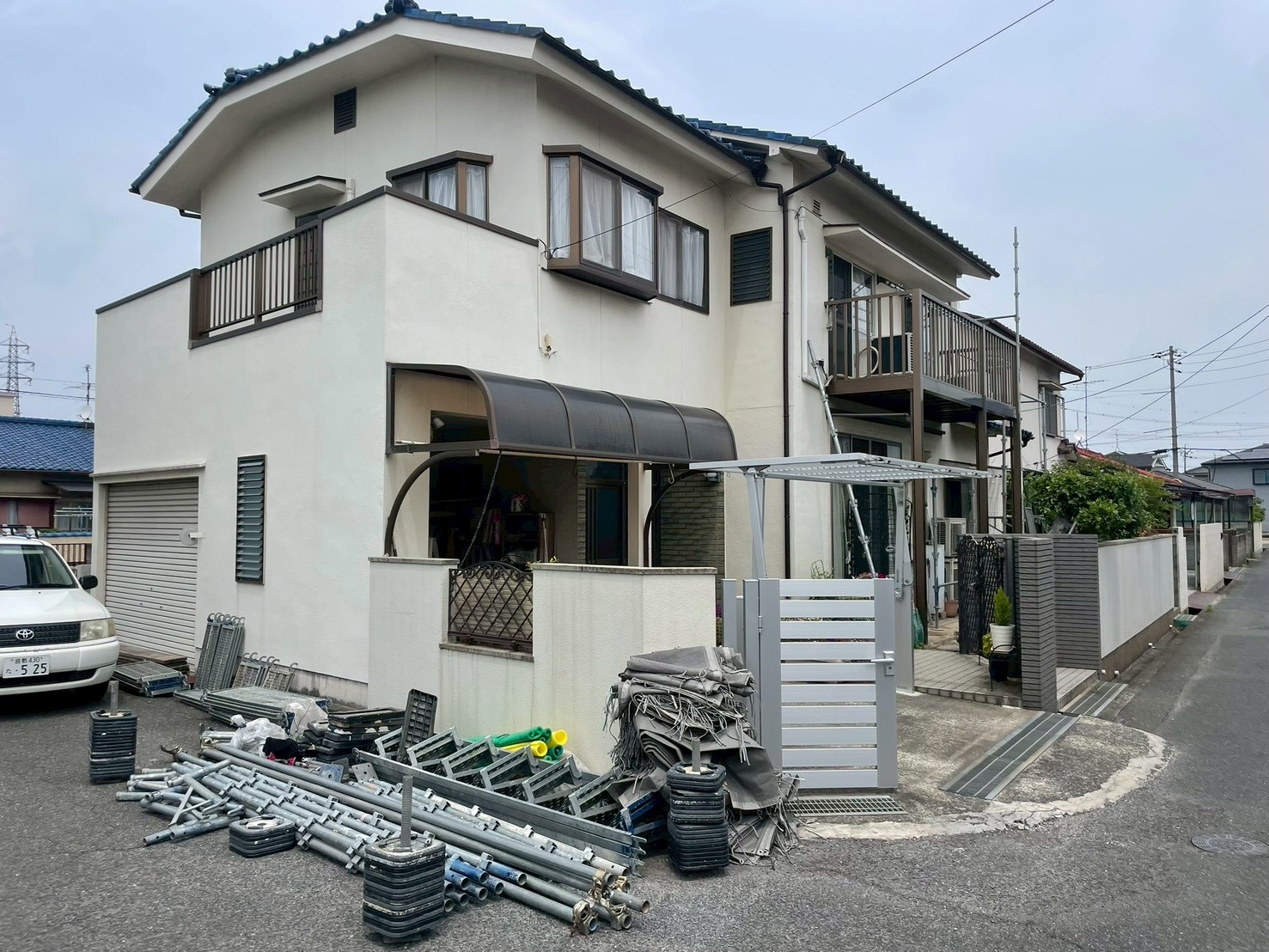 倉敷市 S様邸（戸建て）の外壁・施工前